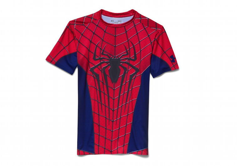 t shirt under armour spiderman