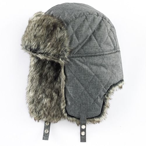 fuzzy winter hat