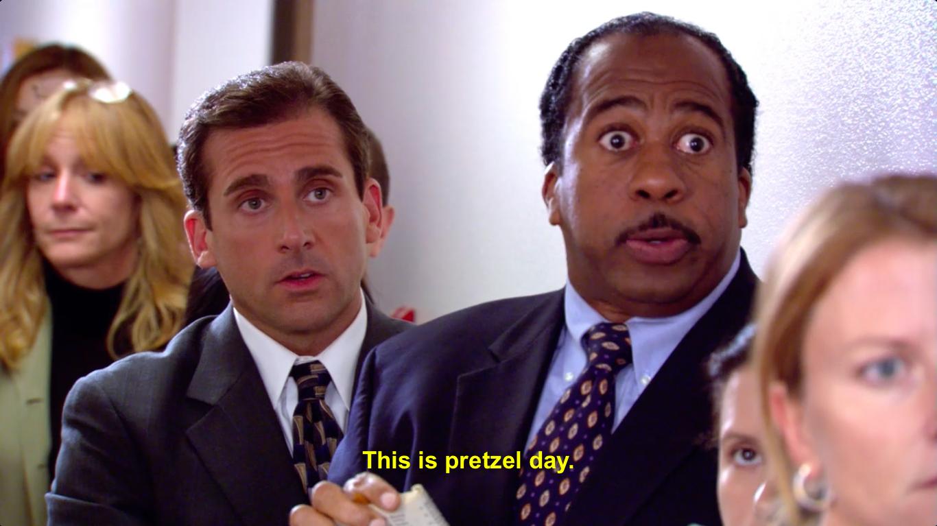 the office pretzel day