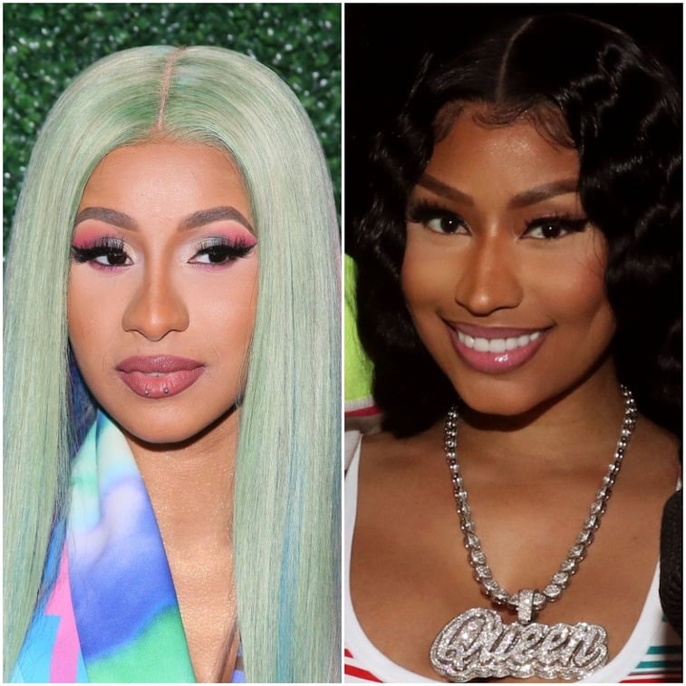 Nicki Minaj Without Makeup Vs Cardi B Makeupview Co