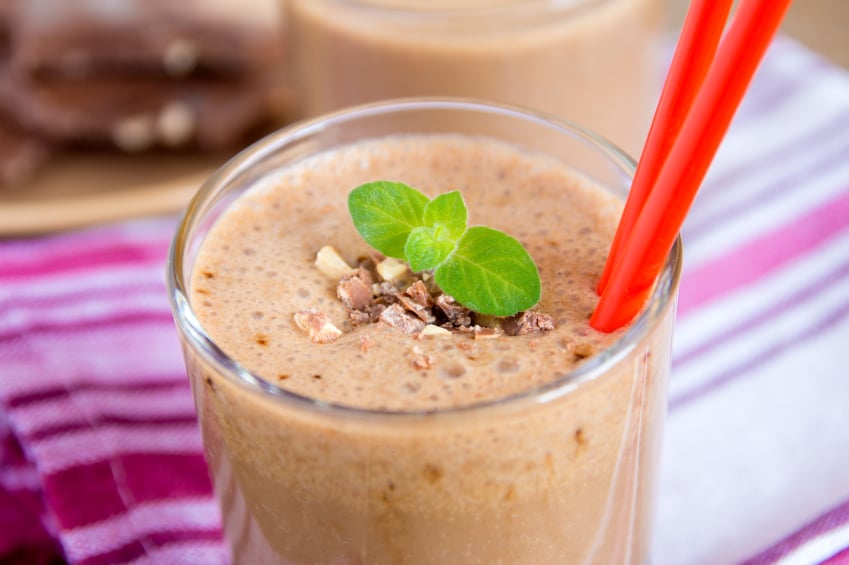 delicious peanut butter smoothie