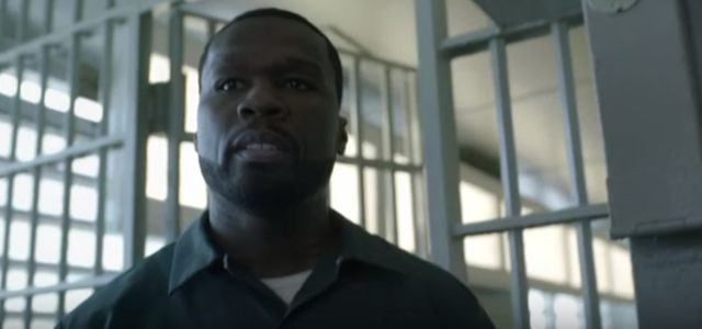 50 Cent is in a prison uniform and behind bars in Power.