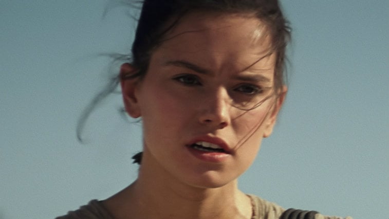 Daisy Ridley in 'Star Wars: The Force Awakens'