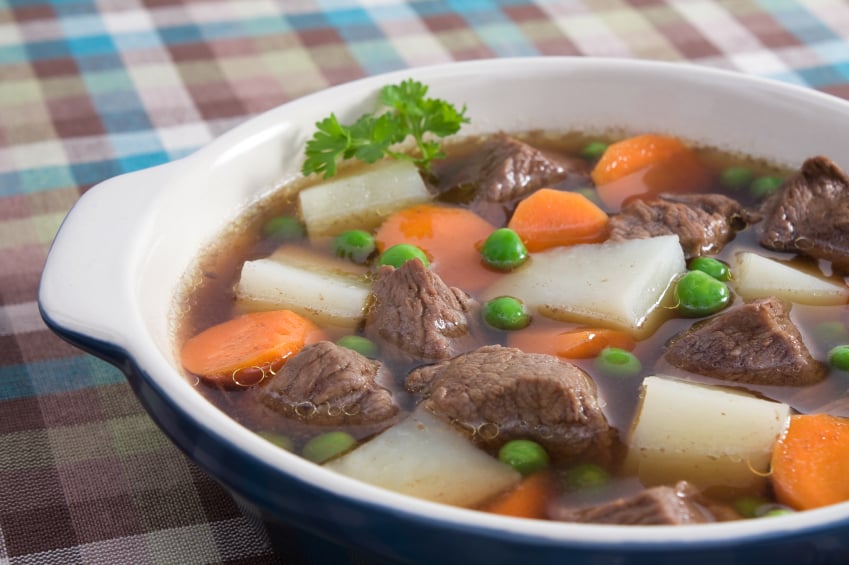 Beef and vegetable soup