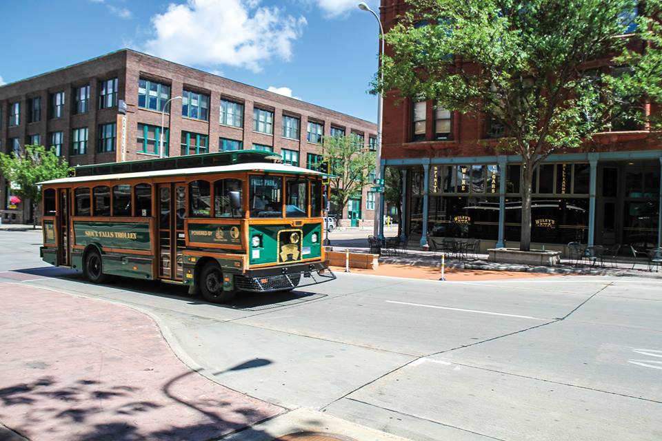 Streeetcar in Sioux Falls, South Dakota