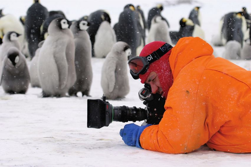 Filming March of the Penguin