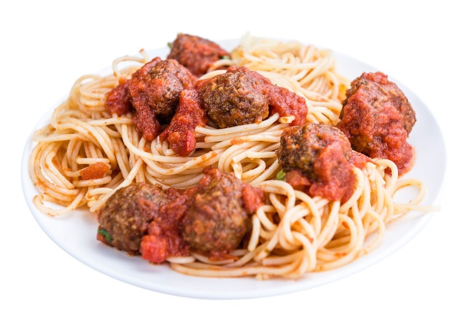 Spaghetti with Meatballs and Tomato Sauce