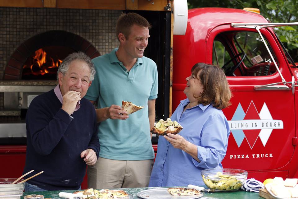 Jeffrey mâncând cu Ina Garten