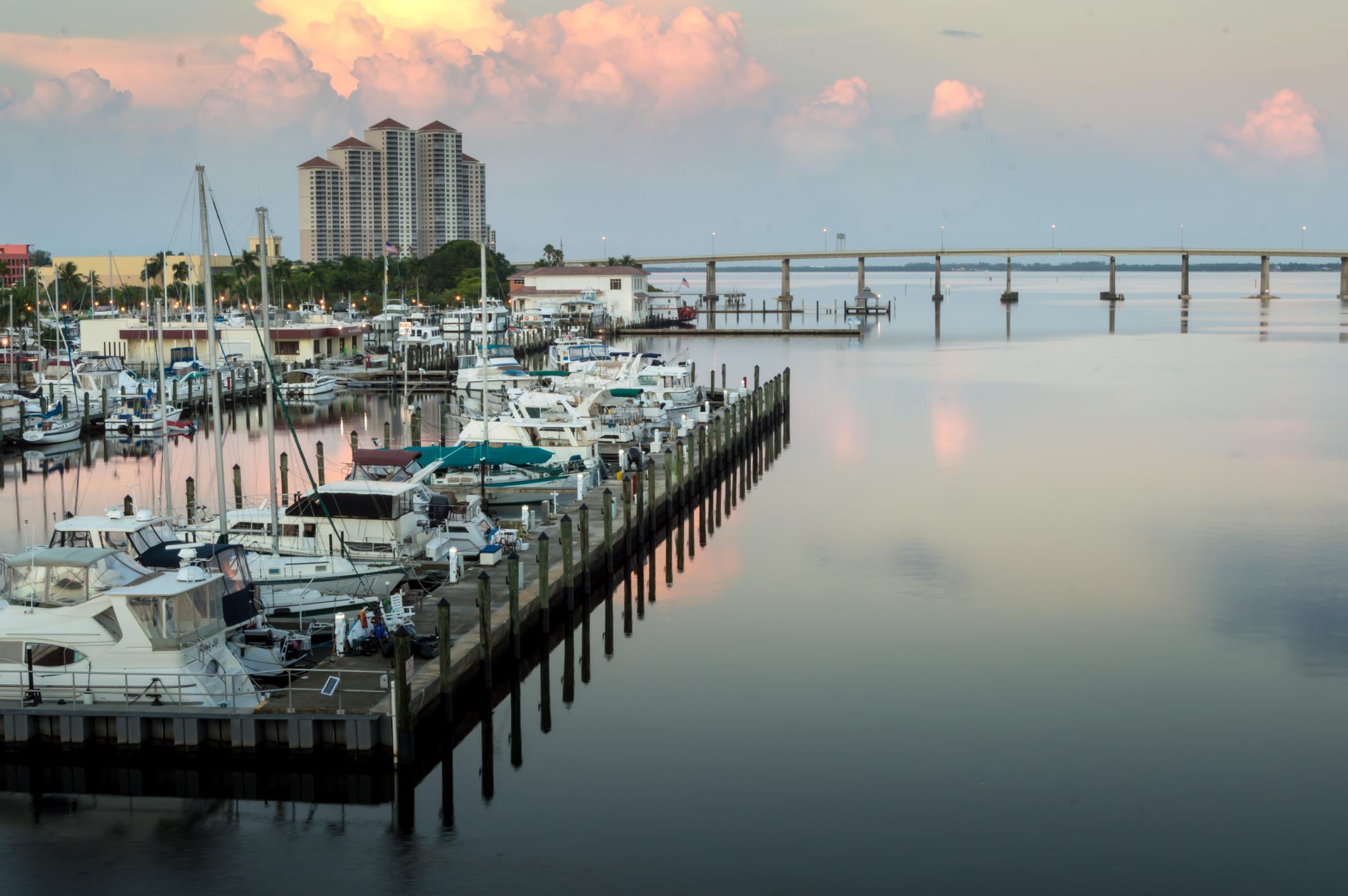 Boat dock Fort Myers