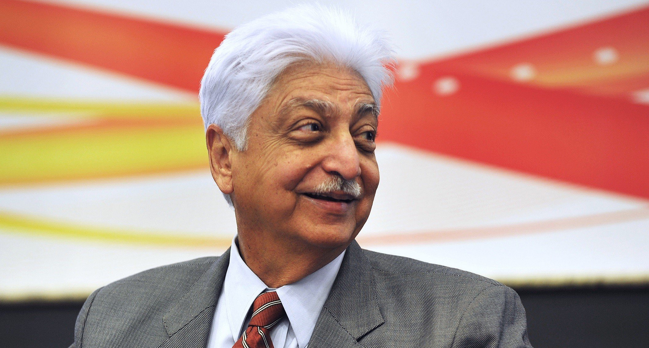 Azim Premji Indian billionaire smiling