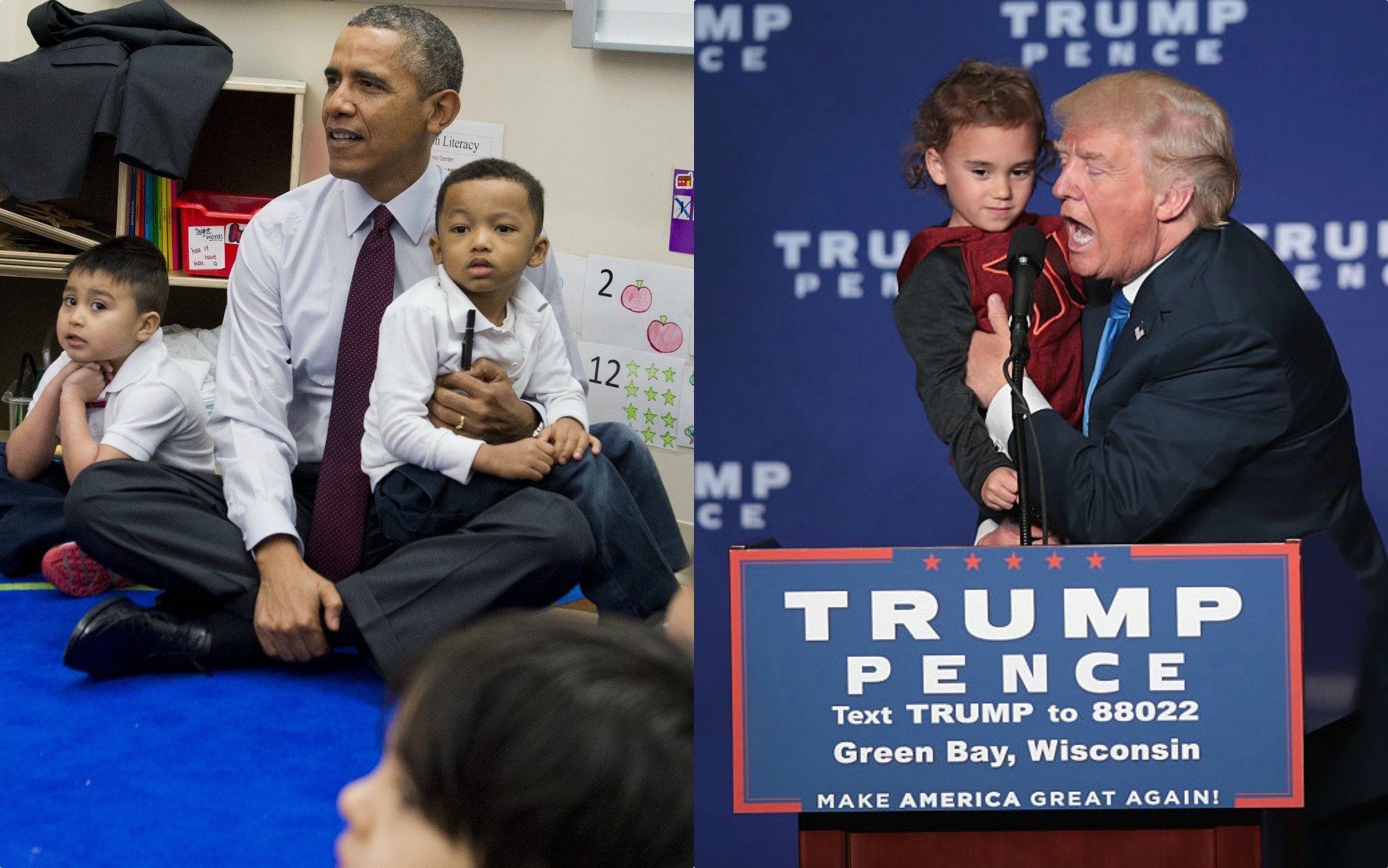 Watch How Barack Obama And Donald Trump Treat Kids We Reveal 1 Shocking Difference