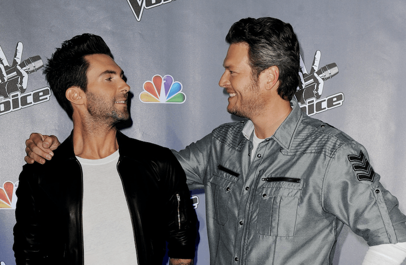  Blake Shelton Og Adam Levine 