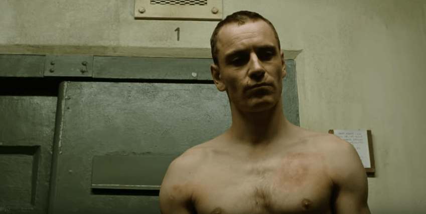 Michael Fassbender in "Hunger"