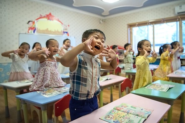 Niños en Corea del Norte