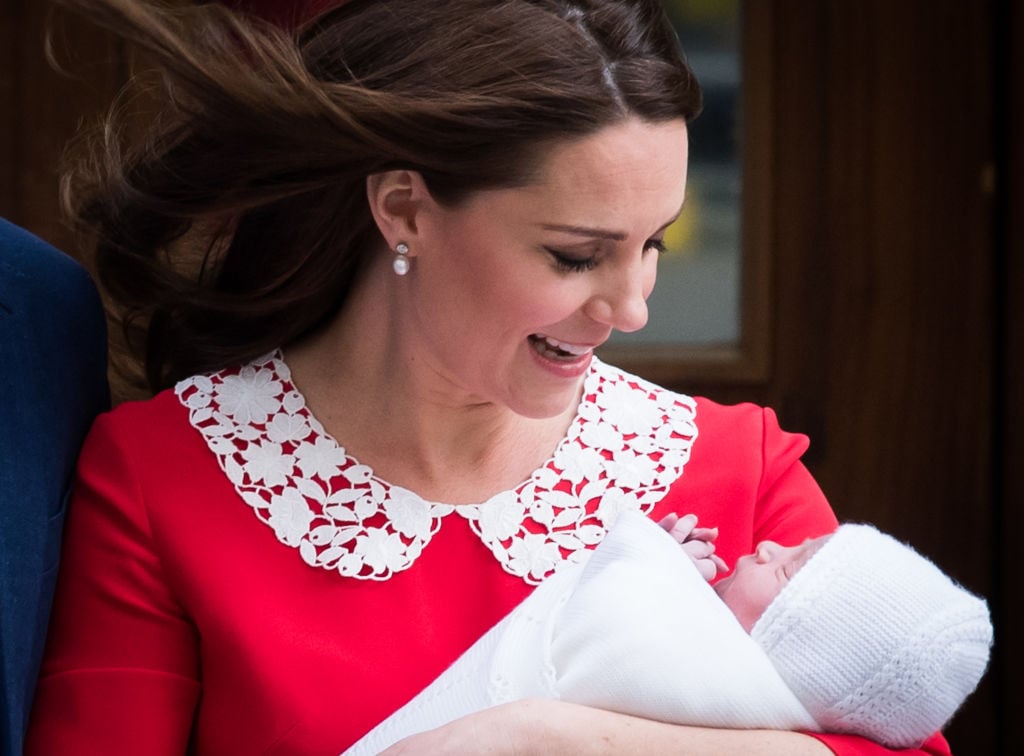 Kate Middleton and Prince Louis