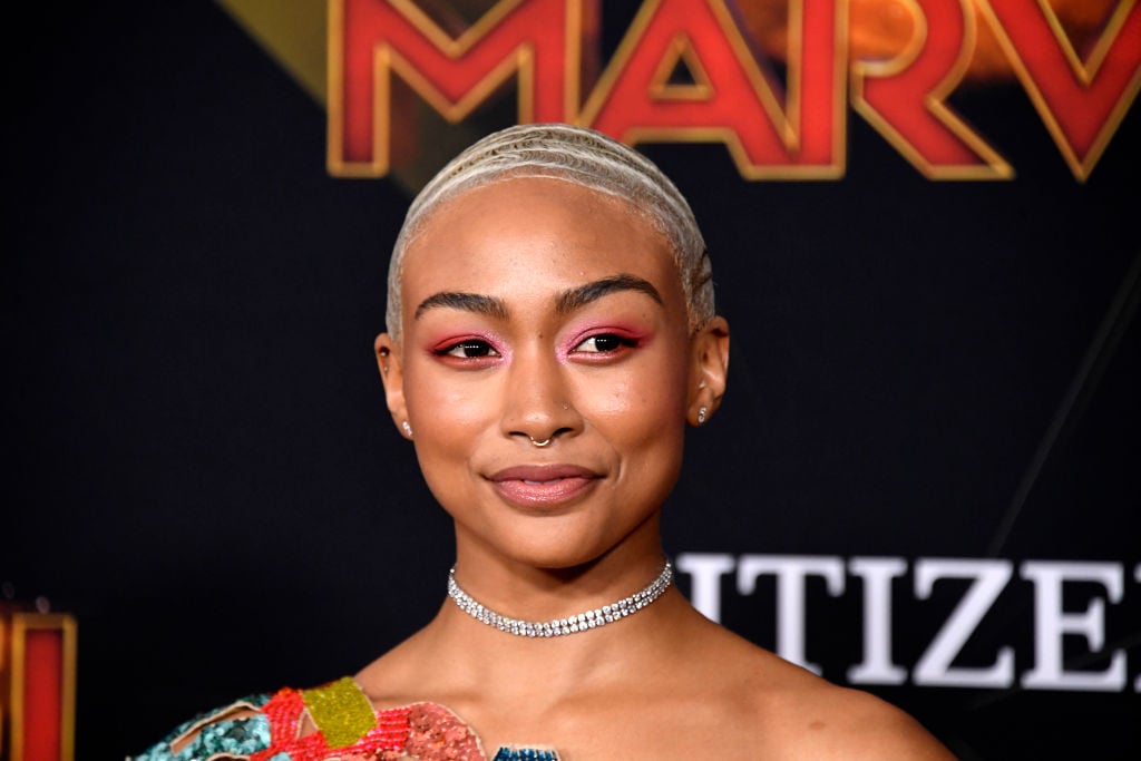 New York, USA. 09 Apr, 2019. Tati Gabrielle at The BUILD Series discussing  the TV Series The Chilling Adventures of Sabrina at BUILD Studio on April  09, 2019 in New York, NY.