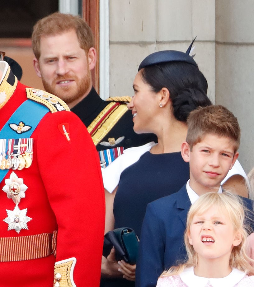 Prince Harry and Meghan Markle fight Trooping The Colour 2019