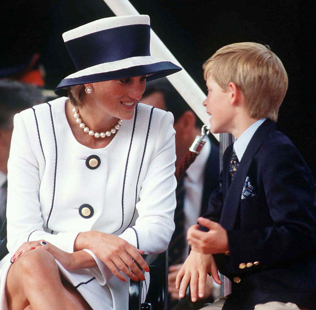 Princess Diane and Prince Harry
