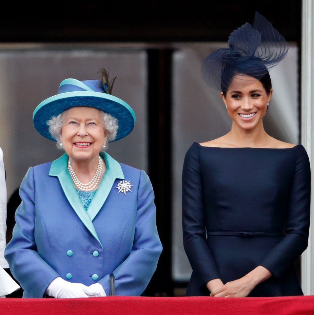 Queen Elizabeth and Meghan Markle