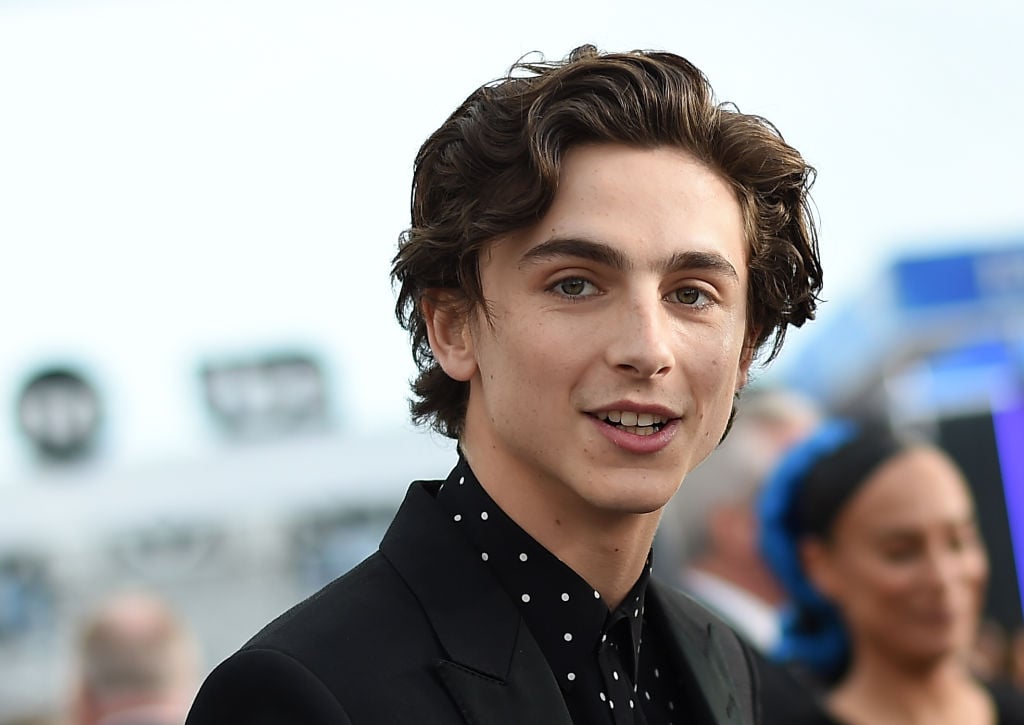 Timothee Chalamet Brought a Fun Accessory to the 'Little Women