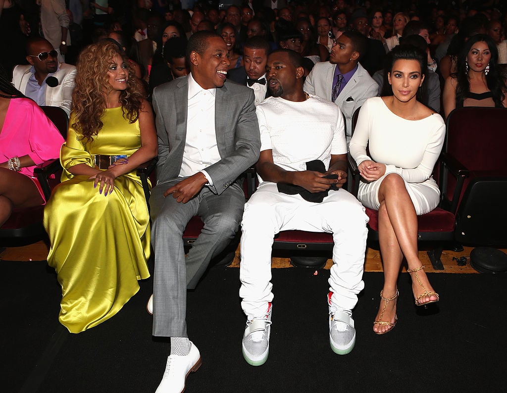 Beyonc, Jay med, Kanye vest og Kim Kardashian