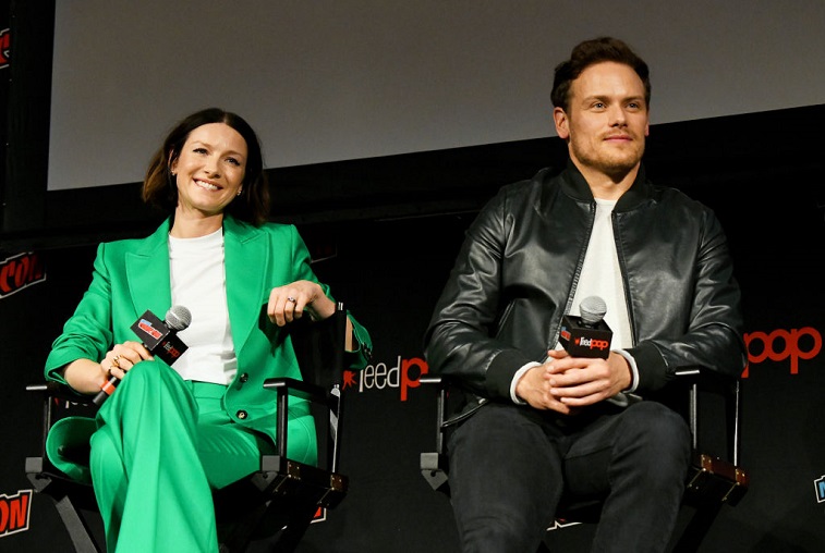 Outlander Sam Heughan Shares A Sweet Message About His On Screen Wife 9626