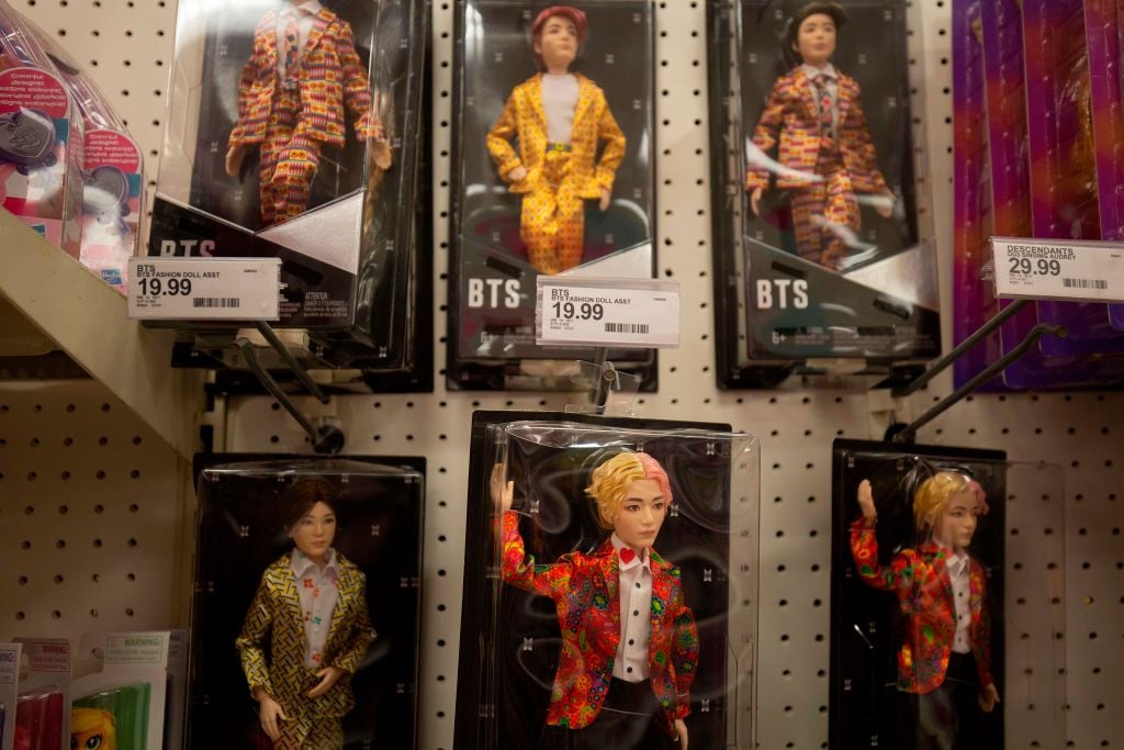 five below bts dolls