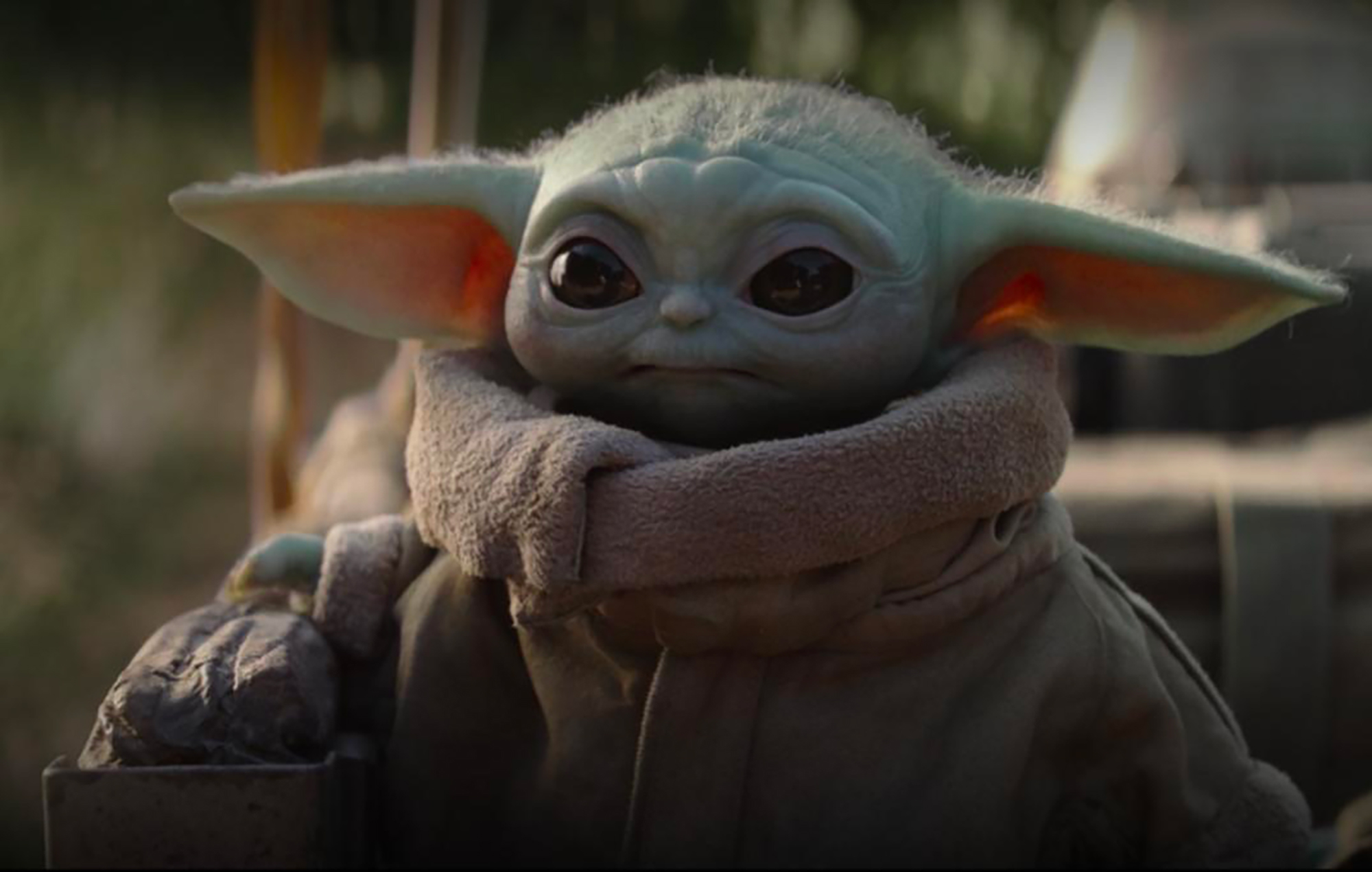 Baby Yoda - real name Grogu - in 'The Mandalorian'