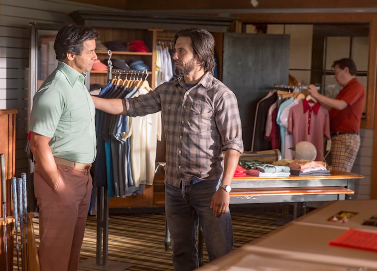 John Huertas as Miguel, Milo Ventimiglia as Jack on This Is Us