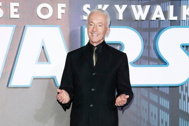 Anthony Daniels on the red carpet