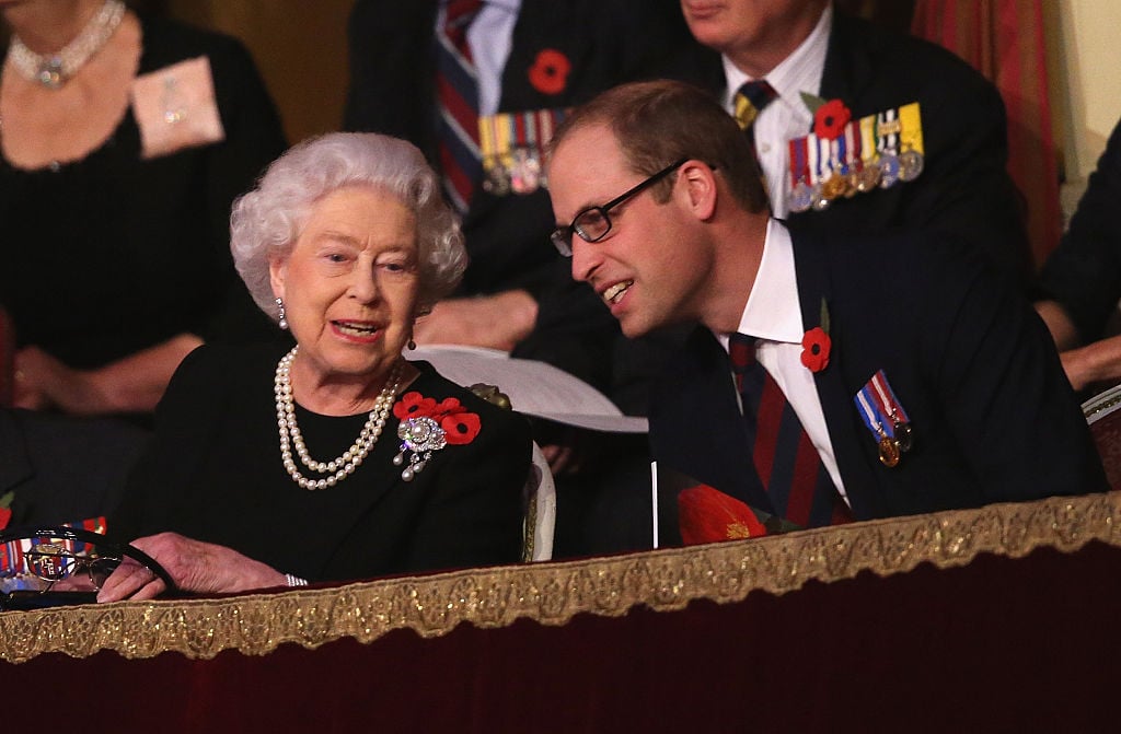 Queen Elizabeth and Prince William