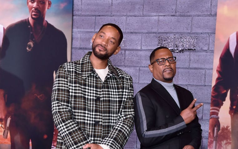 Will Smith and Martin Lawrence on the red carpet in 2020