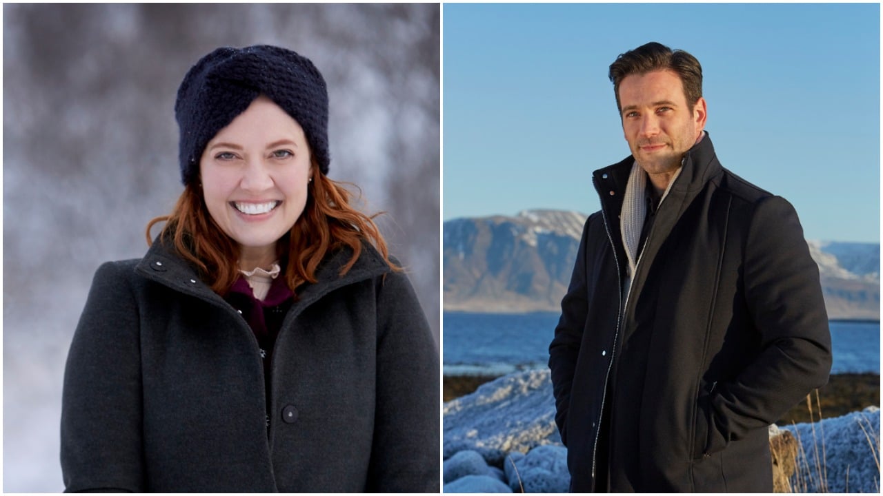 Love On Iceland Real Life Couple Colin Donnell And Patti Murin Co Star In New Hallmark Movie 