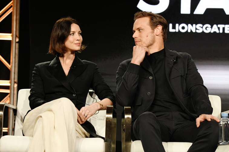 Caitriona Balfe and Sam Heughan