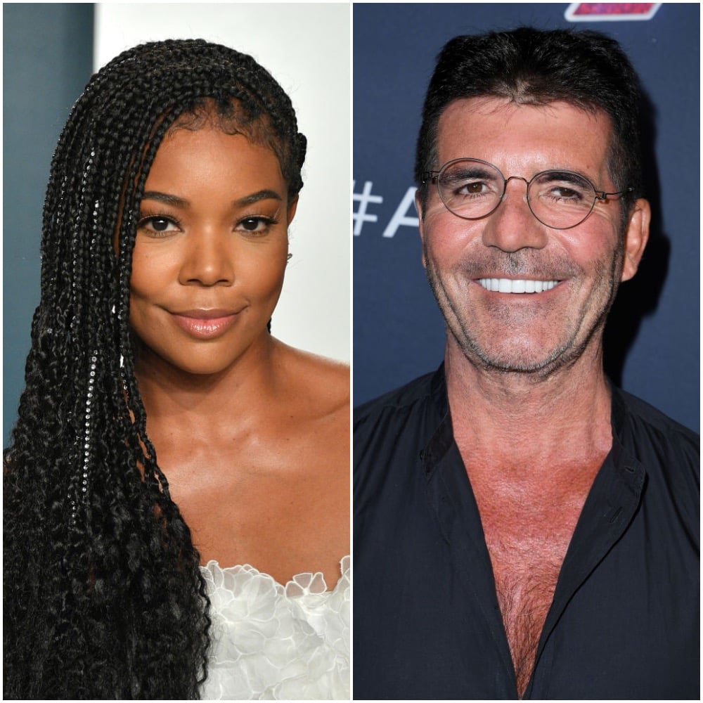 Gabrielle Union and Simon Cowell