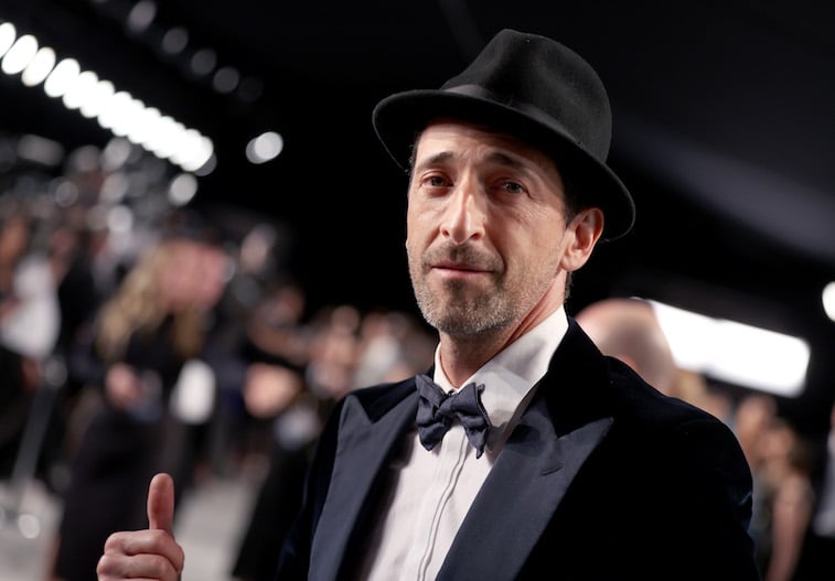 Adrien Brody on the red carpet