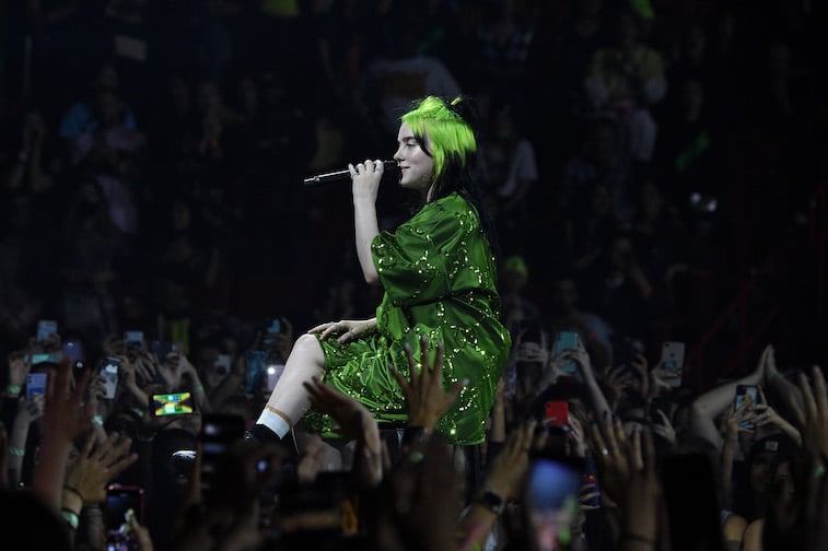 Billie Eilish performs onstage