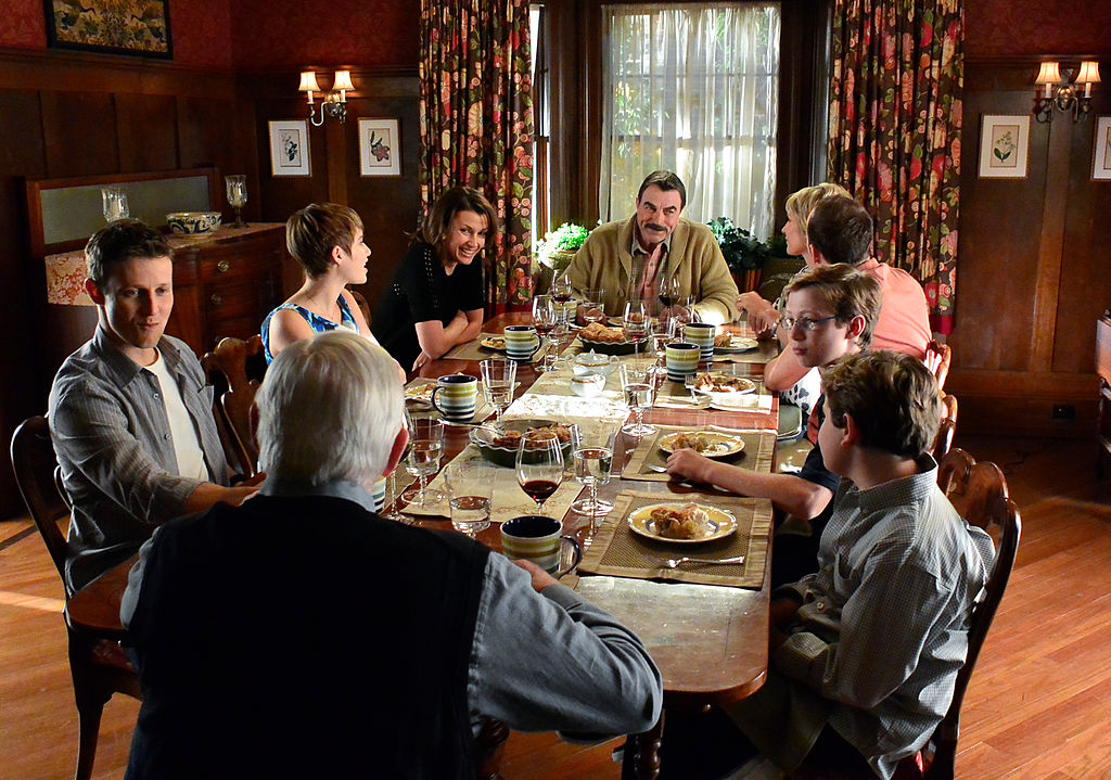 Blue Bloods family dinner scene