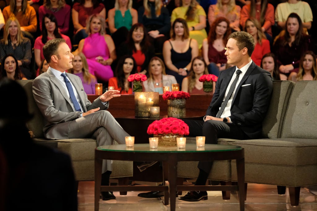 Peter Weber and Chris Harrison on 'The Bachelor'