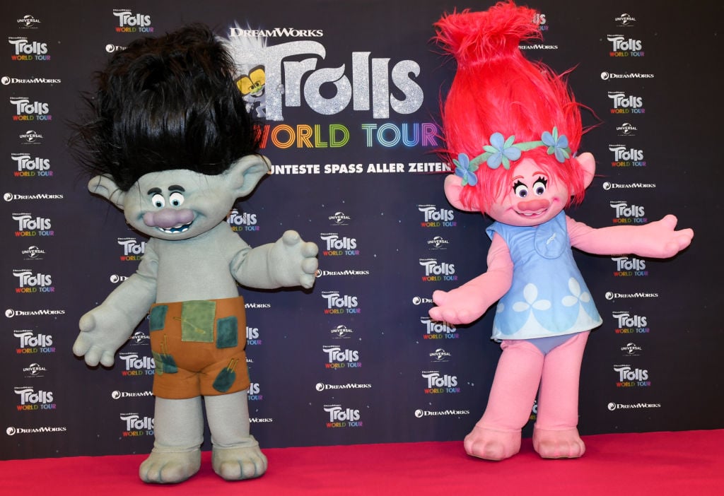 big trolls stuffed animals