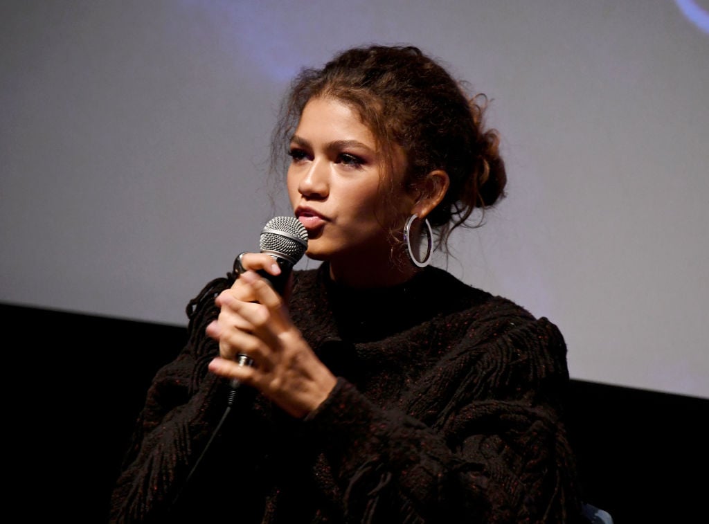 Zendaya attends the HBO "Euphoria" FYC at the Landmark Theaters