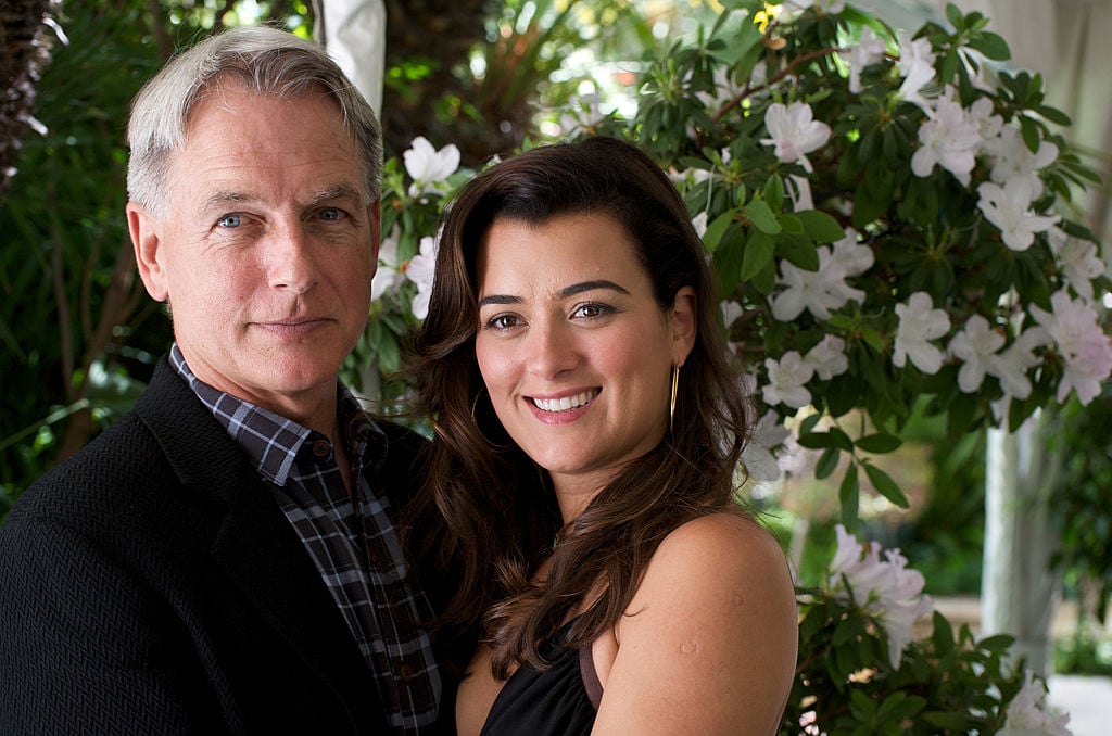 Cote de Pablo and Mark Harmon of NCIS