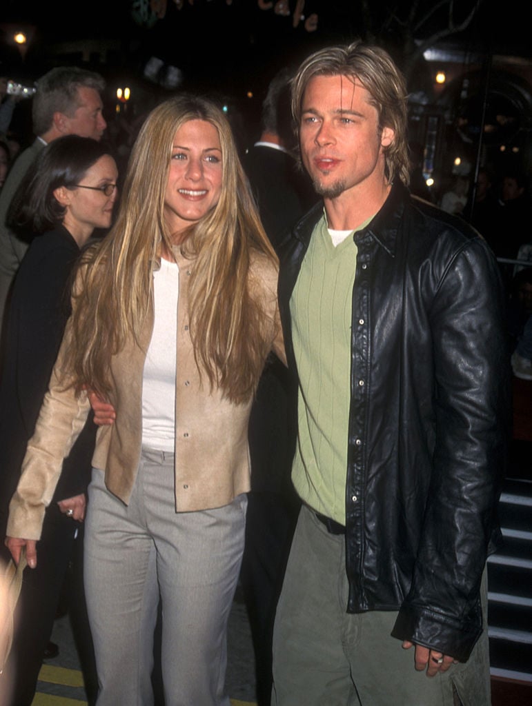 Jennifer Aniston and Brad Pitt