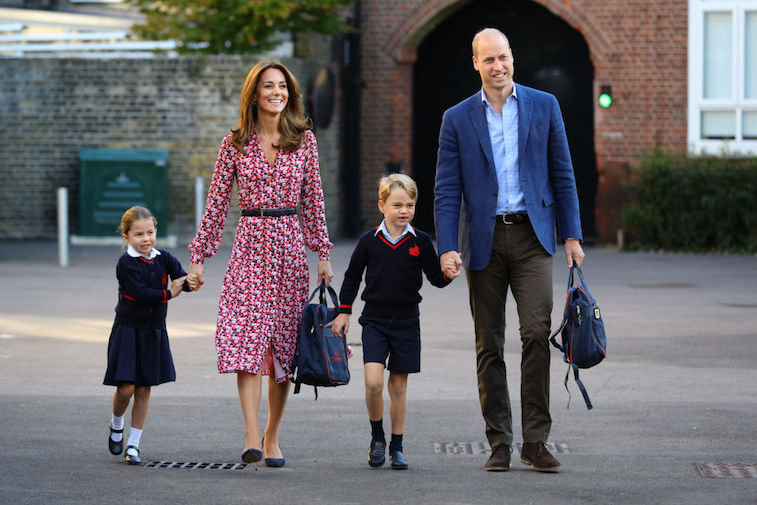 Prince William and Kate Middleton with Prince George and Princess Charlotte