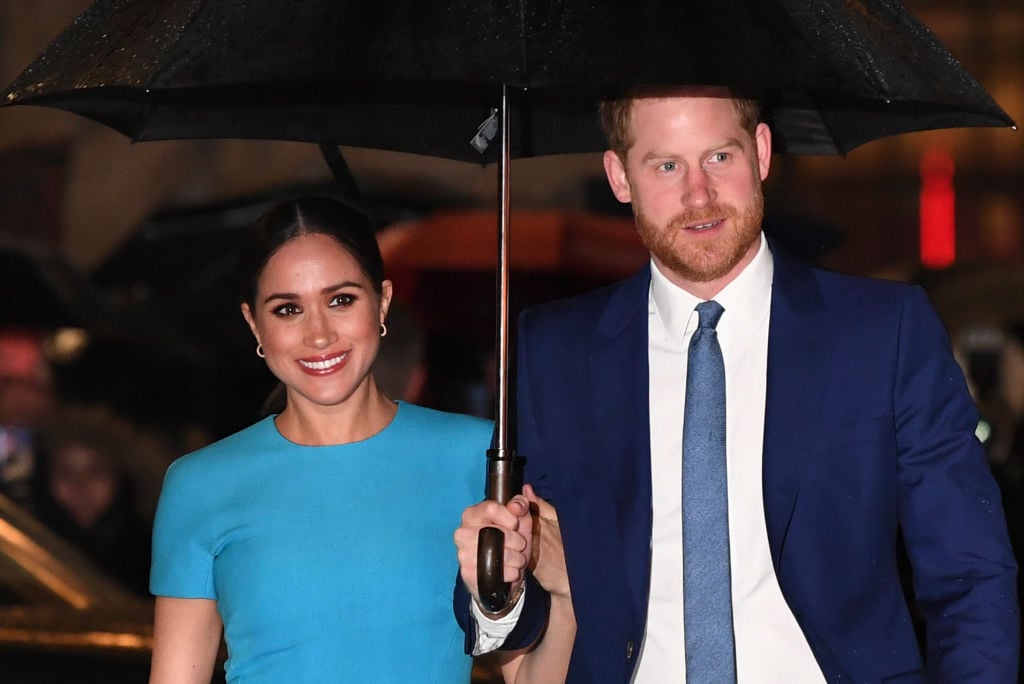 Prince Harry and Meghan Markle attend the Endeavour Fund Awards at Mansion House in London