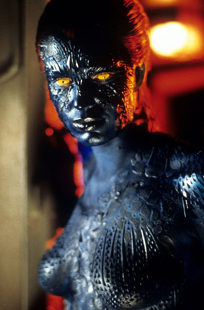 Rebecca Romijn in X-Men as Mystique