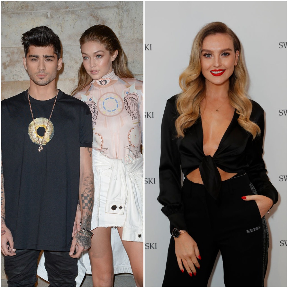 Zayn Malik, Gigi Hadid, and Perrie Edwards