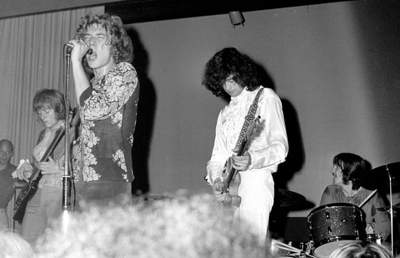 led zeppelin first tour