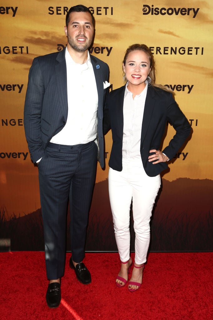 Jeremy Vuolo and Jinger Duggar attend the Los Angeles Special Screening Of Discovery's "Serengeti" at Wallis Annenberg Center.