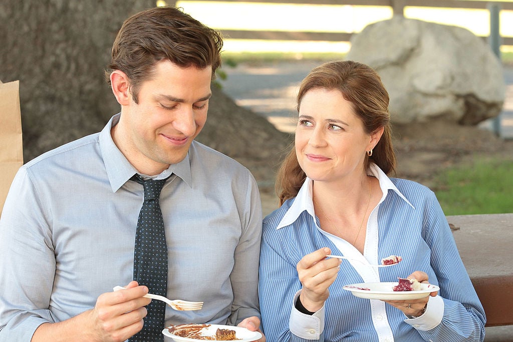 John Krasinski as Jim Halpert, Jenna Fischer as Pam Halpert